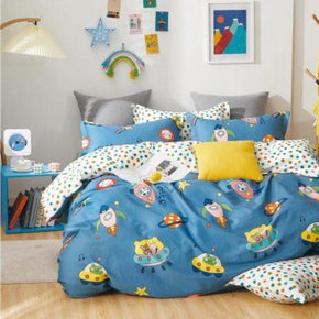 Egyptian Cotton Duvet Cover 3/4 Duvet Cover Set Space Adventure Kids Club Duvet Covers Set (6548248887385)