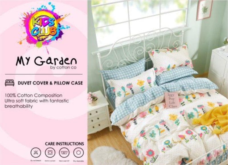 Egyptian Cotton Duvet Cover Cotton Kids Club Duvet Covers Set My Garden (6548239810649)