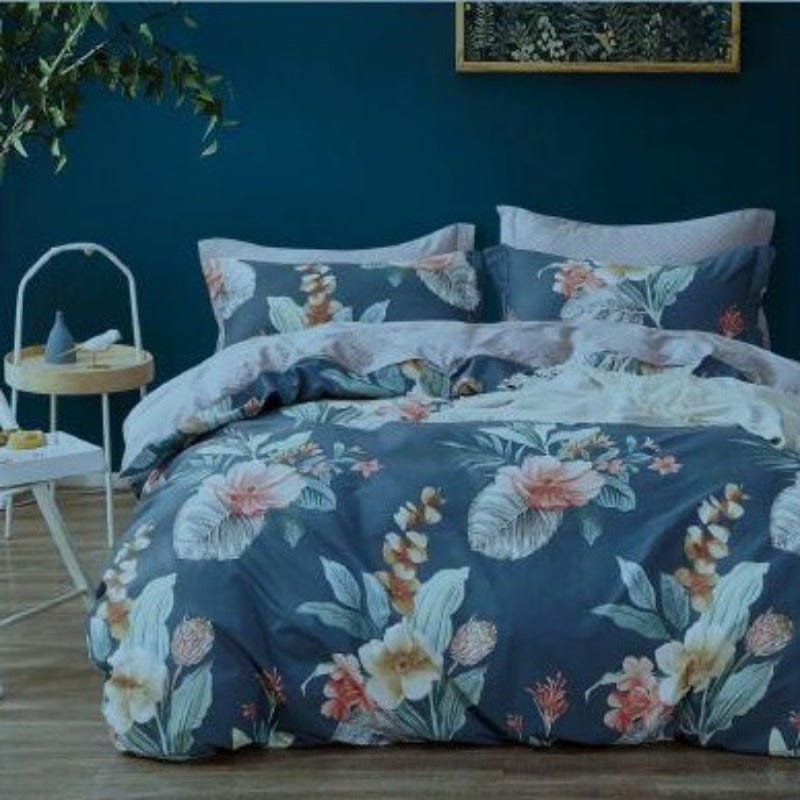 Egyptian Cotton Duvet Cover Double 200 Thread Count Cotton Tyra Duvet Cover Set (4746146381913)