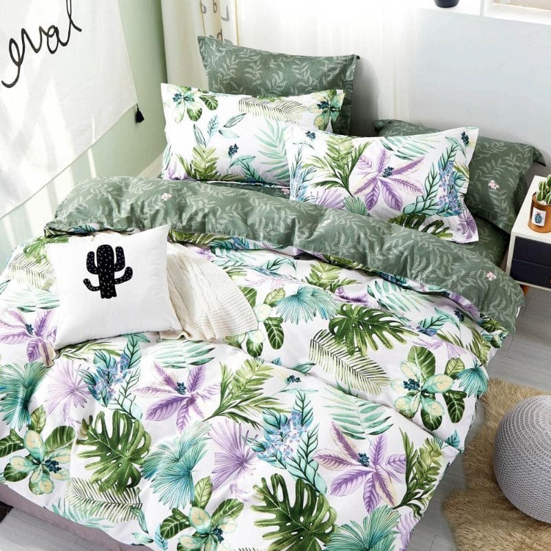 Egyptian Cotton Duvet Cover Double Duvet Cover Set Cotton Helena Duvet Cover Set 200 Thread Count (4746156605529)