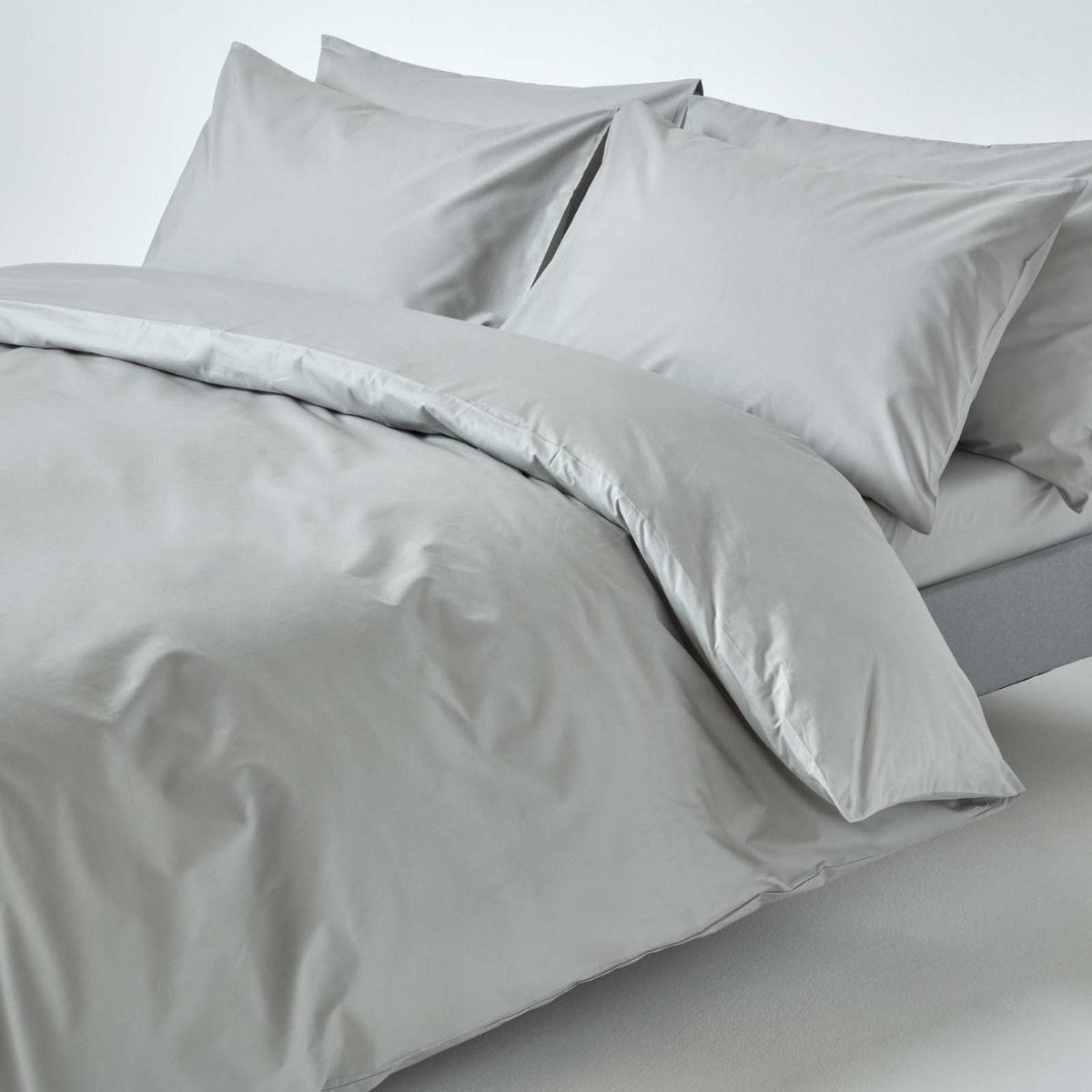 Egyptian Cotton Duvet Cover Egyptian Cotton 400 Thread Count Duvet Cover Set Silver (6708578877529)