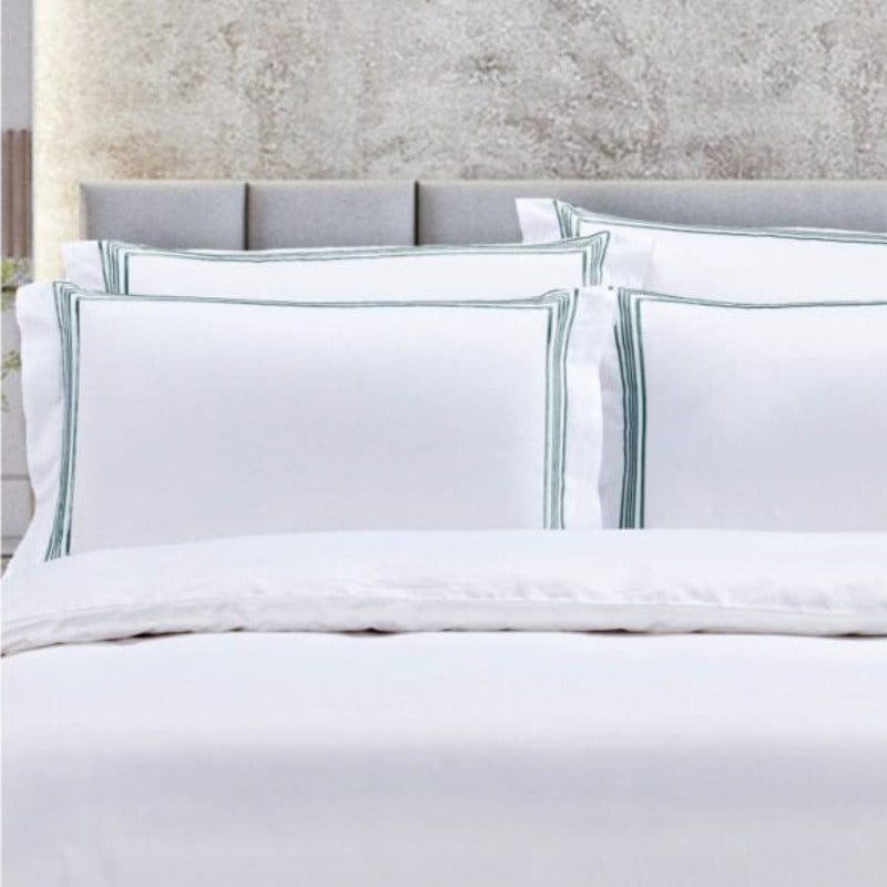 Egyptian Cotton Duvet Cover Egyptian Cotton 400 Thread Count Giorgio White & Duck Egg Duvet Cover Set (6984199897177)