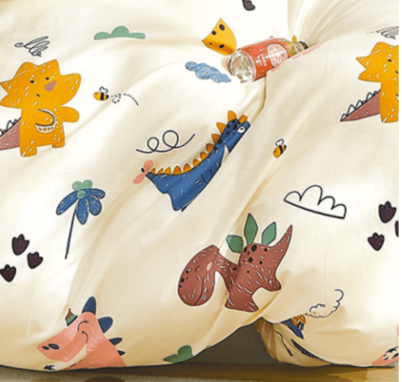 Egyptian Cotton Duvet Cover Kids Club Dino Duvet Covers Set (6925178962009)