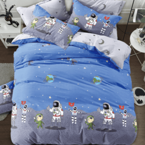 Egyptian Cotton Duvet Cover Kids Club Moon Langing Duvet Covers Set (6925185220697)