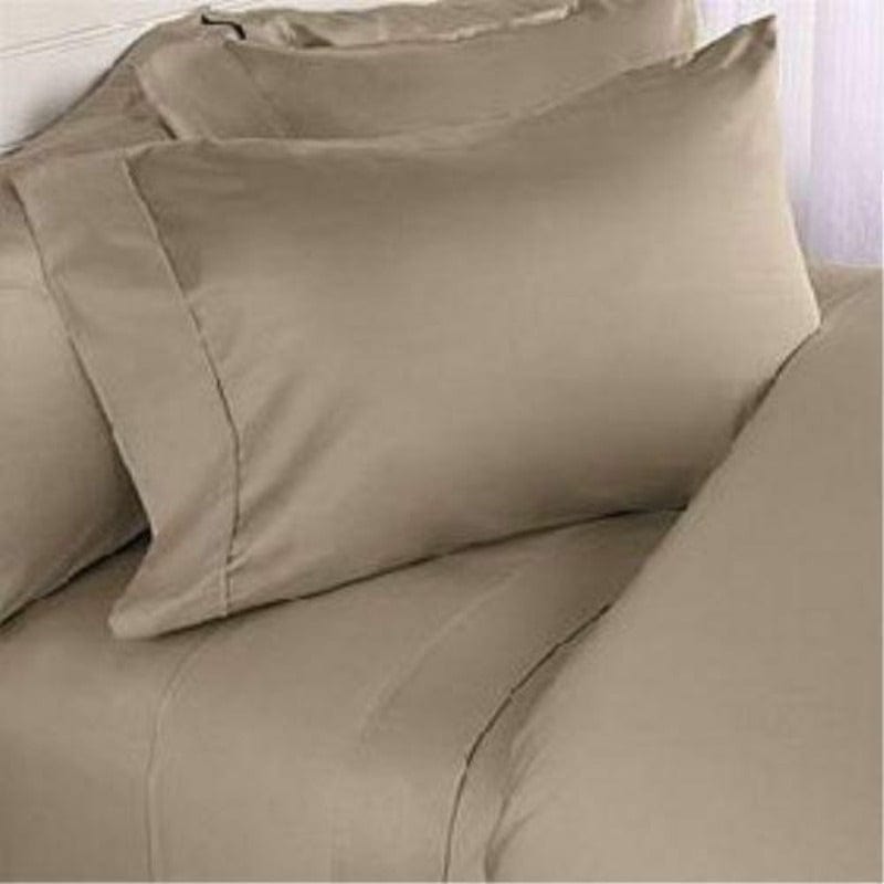 Egyptian Cotton Duvet Cover Queen Duvet Cover Stone 100% Cotton 600 Thread Count / Stone Egyptian Cotton 600 Thread Count  Duvet Cover Set Stone (6555119059033)