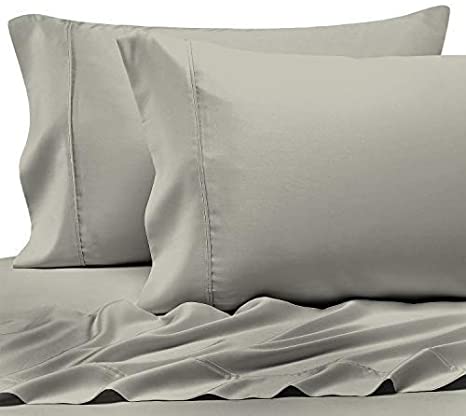 Egyptian Cotton pillowcase Egyptian Cotton Pillowcase Set Silver 400 Thread Count (4712386134105)
