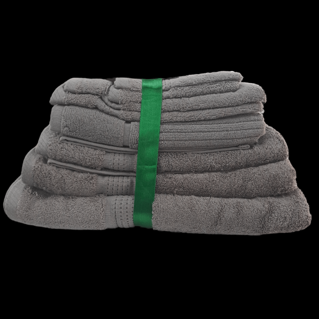 Egyptian Cotton TOWEL Fine Egyptian Cotton Towels Set 8 Piece Truffle (7222494724185)