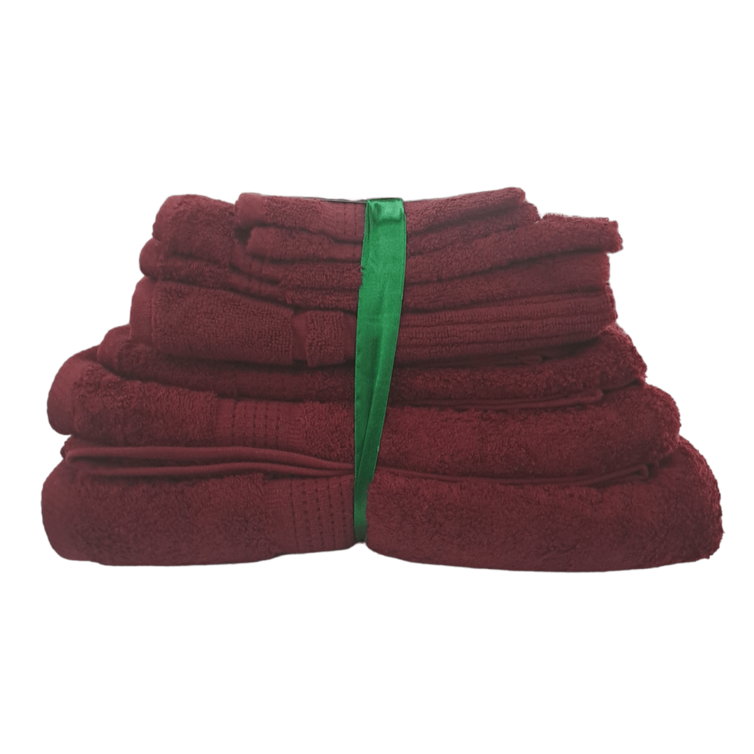 Egyptian Cotton TOWEL Fine Egyptian Cotton Towels Set 8 Piece Wine (7245567918169)