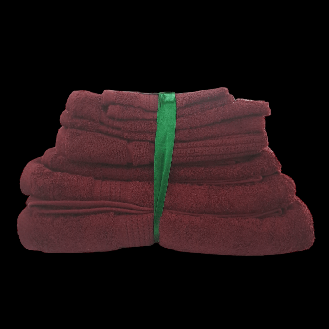 Egyptian Cotton TOWEL Fine Egyptian Cotton Towels Set 8 Piece Wine (7245567918169)
