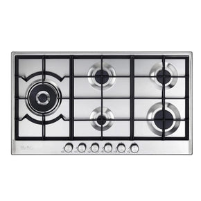 Elba Gas Hob Elba 90cm Gas Hob Stainless Steel 02/ELIO 95-565 (7245454770265)