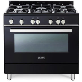 Elba Gas Stove Elba 90cm 5 burner Classic Full Gas Cooker Black 01/9CX828B (7241983688793)