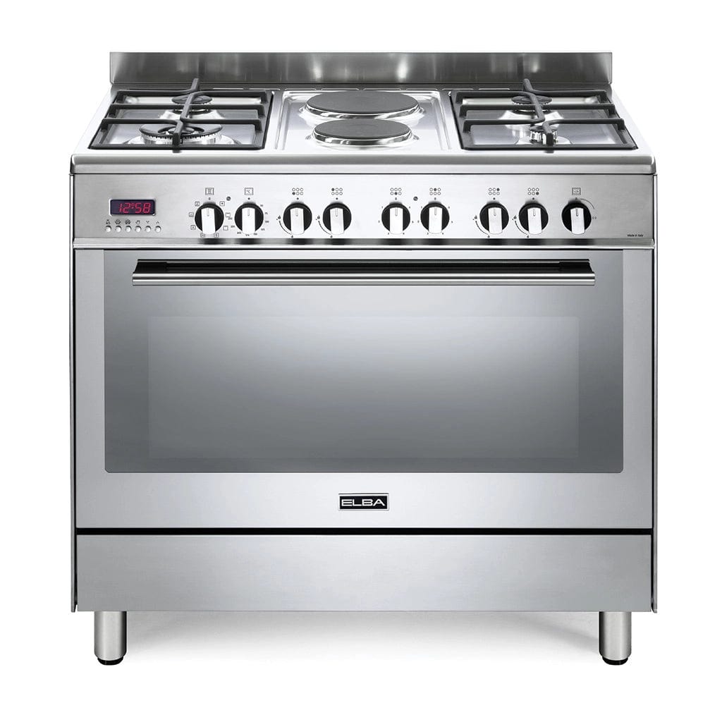 Elba 90cm 4 gas 2 Electric Stainless Steel Fusion Gas Stove 01/9FX737