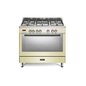 Elba Fusion Cream Gas Stove/Self Cleaning Electric Oven | MHC World (2085739561049)