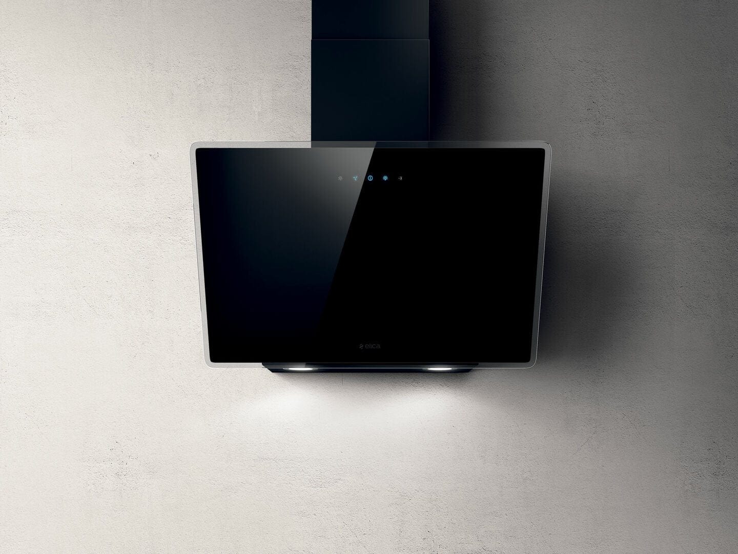 Elica cooker hood Elica 60CM Wall Mounted Vertical Cooker Hood Black Glass 10/SHIRE60 (7229895573593)