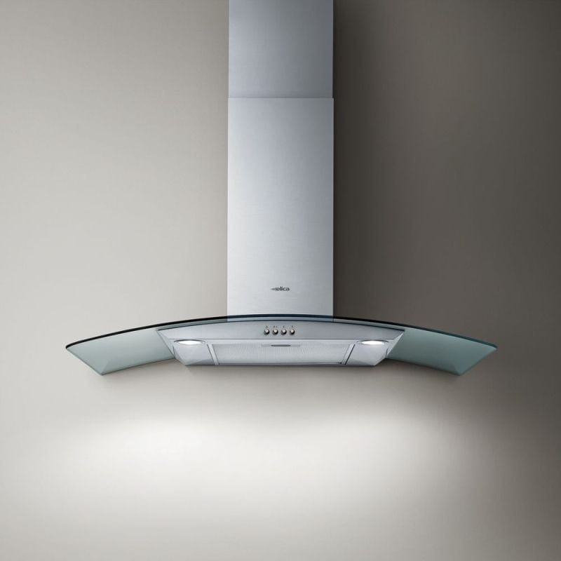 Elba / Elica 90 CM Curved Glass Cookerhood | mhcworld.co.za (2061736411225)