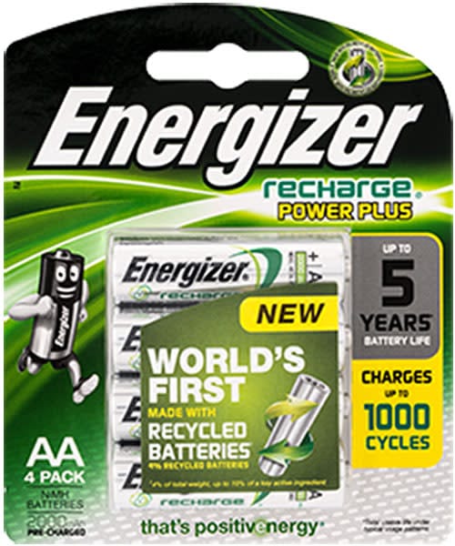 Energizer Batteries Energizer recharge power plus (4 pack) (2099958808665)
