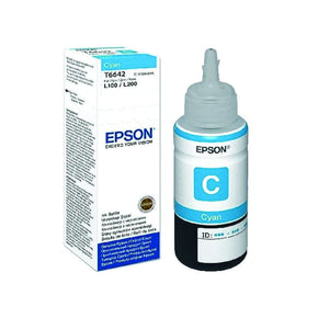 Epson Tech & Office EPSON 13T66424A Ink Cyan 70ML L100/L200 (2061782155353)