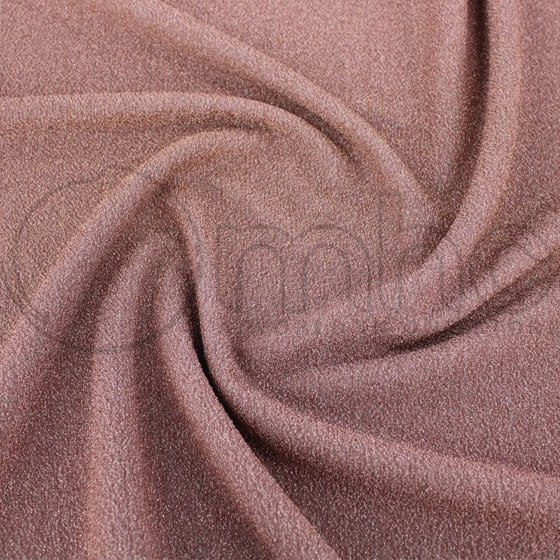 EVENING WEAR Dress Fabrics Rosegold Disco Inferno Glitter Fabric 140cm (7263406260313)