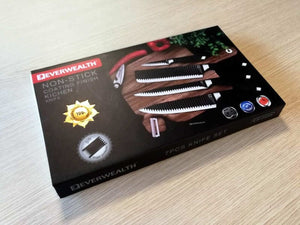 Everwealth CUTLERY Everwealth Stainless Steel Non-stick Coating 7 Piece Knife Set (6835056246873)