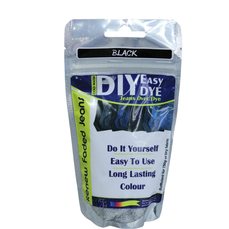FABRIC DYE Habby Black Diy Easy Jeans Dye (6561888206937)