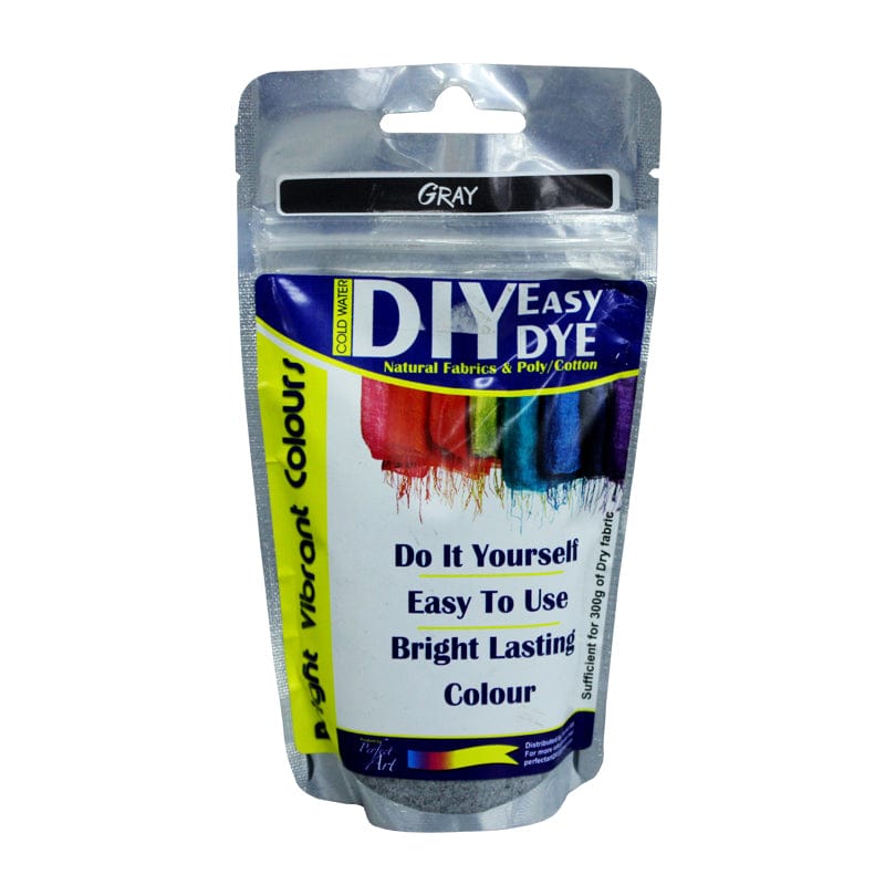 FABRIC DYE Habby Gray Diy Easy Natural Fabric And Poly/Cotton Dye (6561894596697)