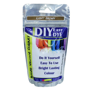 FABRIC DYE Habby Light Brown Diy Easy Natural Fabric And Poly/Cotton Dye (6561894596697)