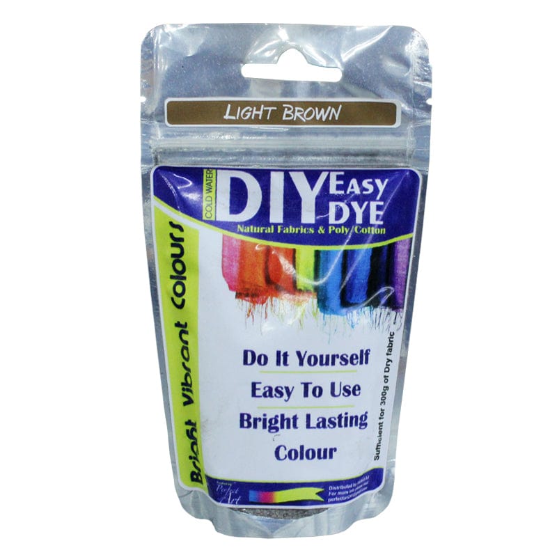 FABRIC DYE Habby Light Brown Diy Easy Natural Fabric And Poly/Cotton Dye (6561894596697)