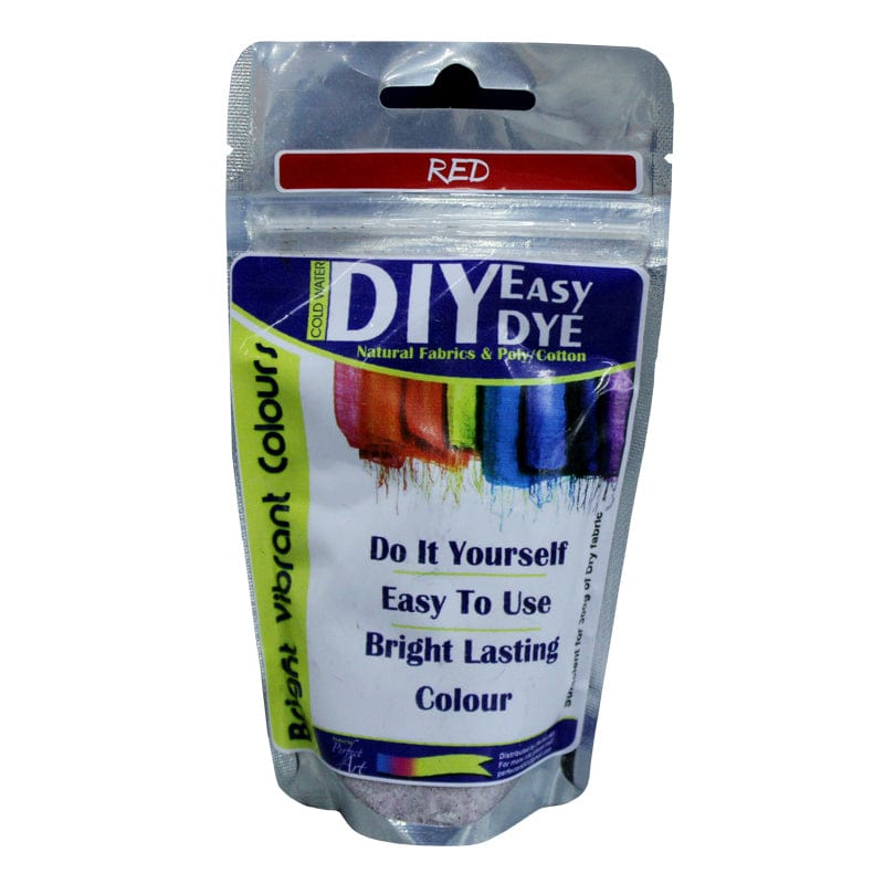FABRIC DYE Habby Red Diy Easy Natural Fabric And Poly/Cotton Dye (6561894596697)