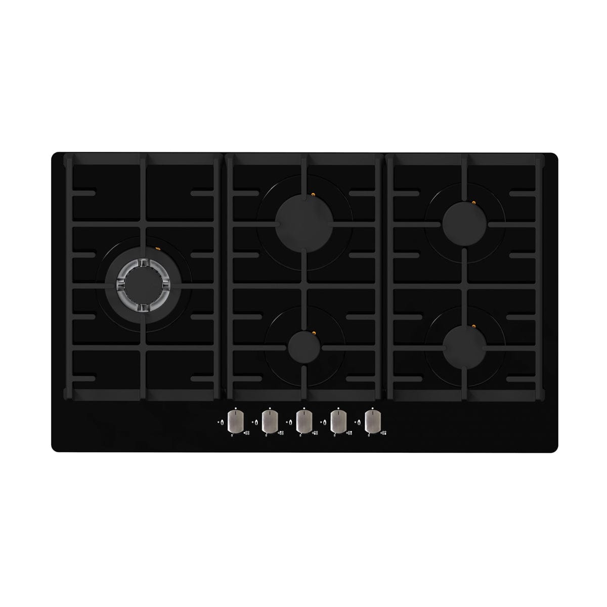 Falco Gas Hob Falco 90cm Hob Black Glass Gas FAL-BGH-90 (7238158450777)