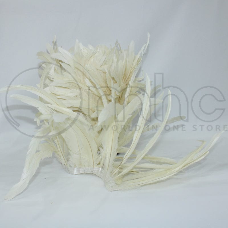 FEATHERS Habby Cream Feather Trimming XL (7263457443929)
