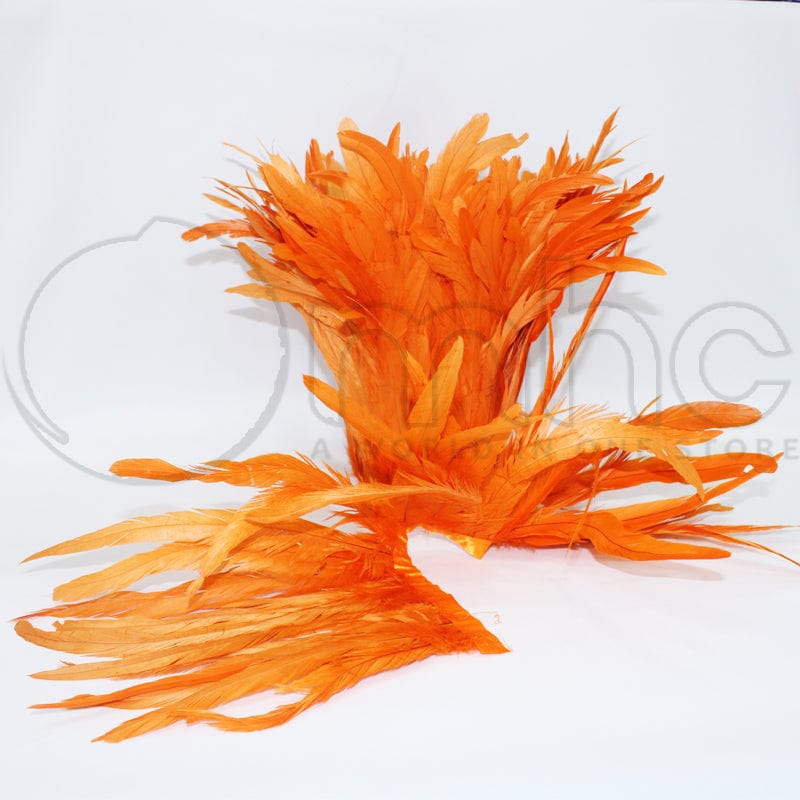 FEATHERS Habby Orange Feather Trimming XL (7263457443929)