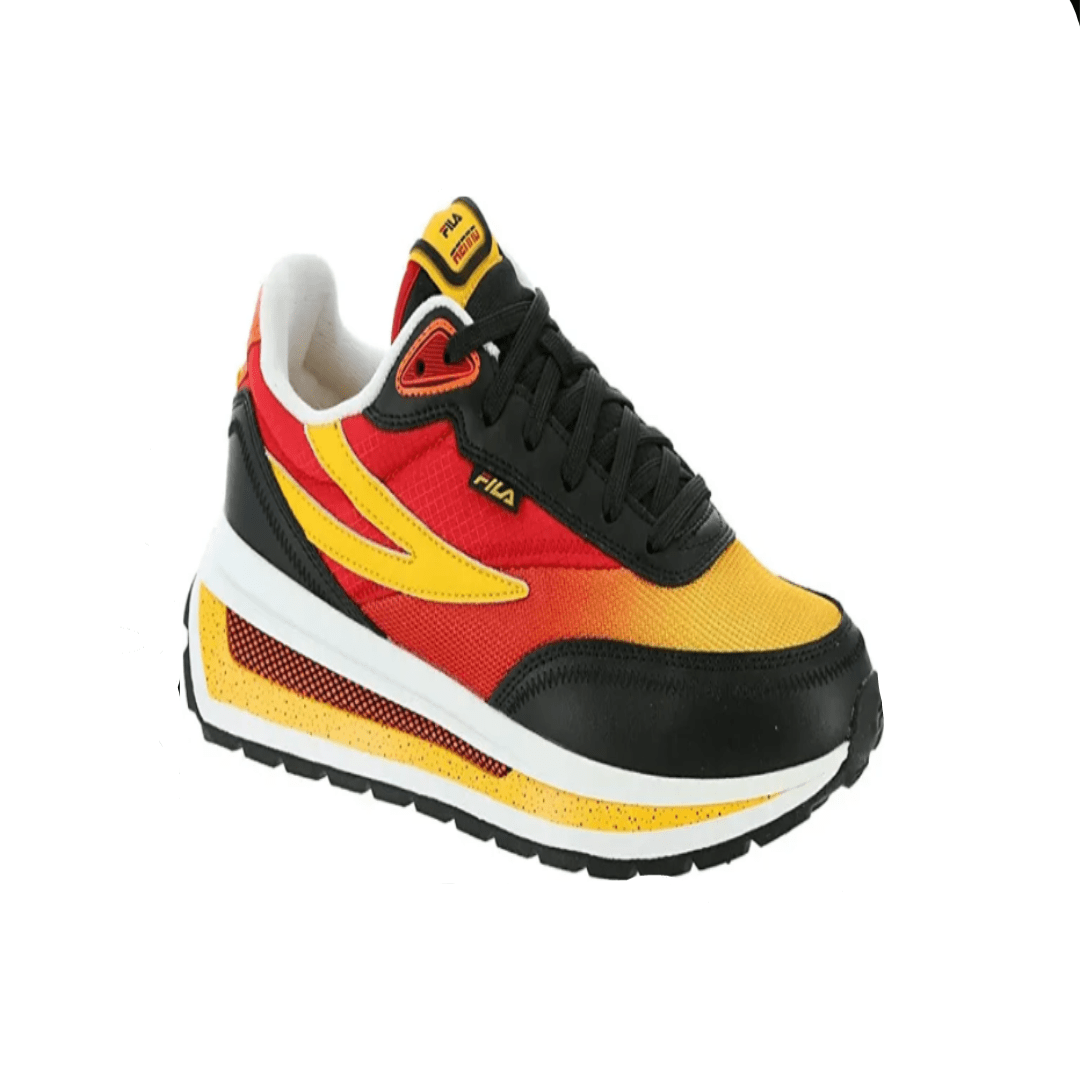 Fila black and gold 2025 sneakers