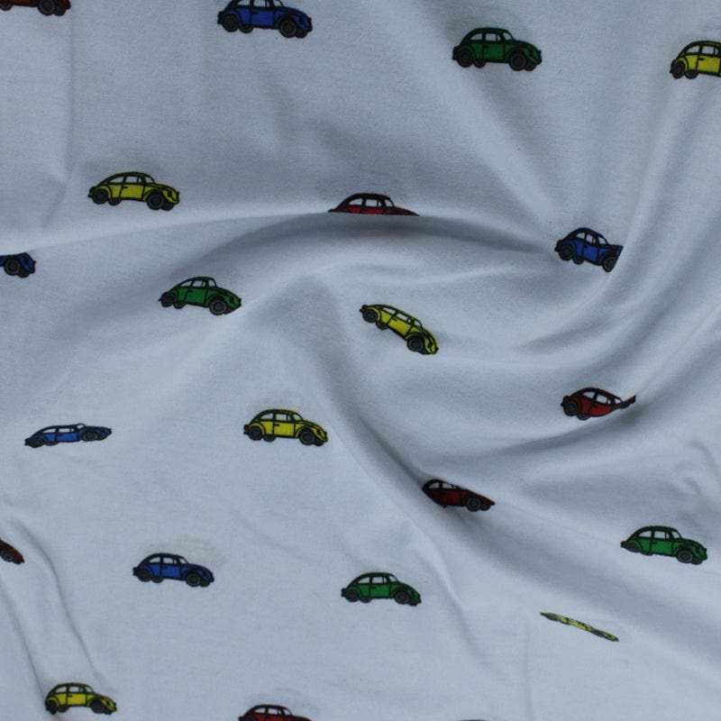 FLANNEL Dress Fabrics Cars Printed Flannel Fabric 150 cm (6572984369241)