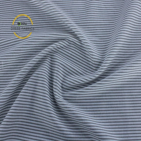 FLANNEL Dress Forms Printed Flannel Fabric Grey Stripes 150cm (7062538420313)
