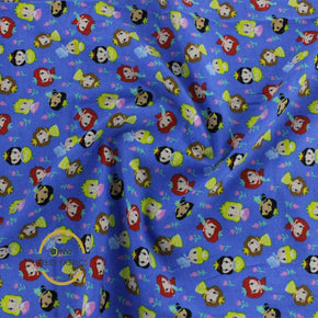 FLANNEL Dress Forms Printed Flannel Fabric Princess 110cm (7062467903577)