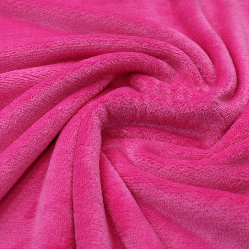 Fleece Dress Fabrics Cerise Mongolian Fleece Fabric 150 cm (6565831934041)