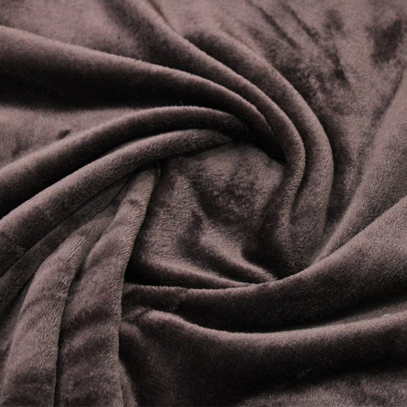 Fleece Dress Fabrics Chocalate Mongolian Fleece Fabric 150 cm (6565831934041)