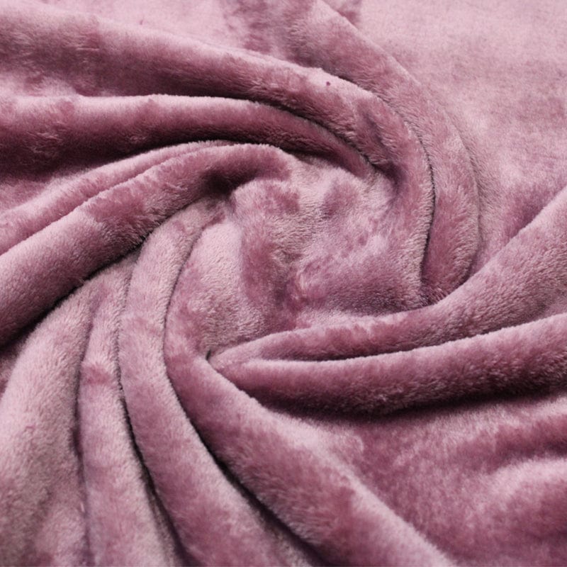 Fleece Dress Fabrics Rose Pink Mongolian Fleece Fabric 150 cm (6565831934041)