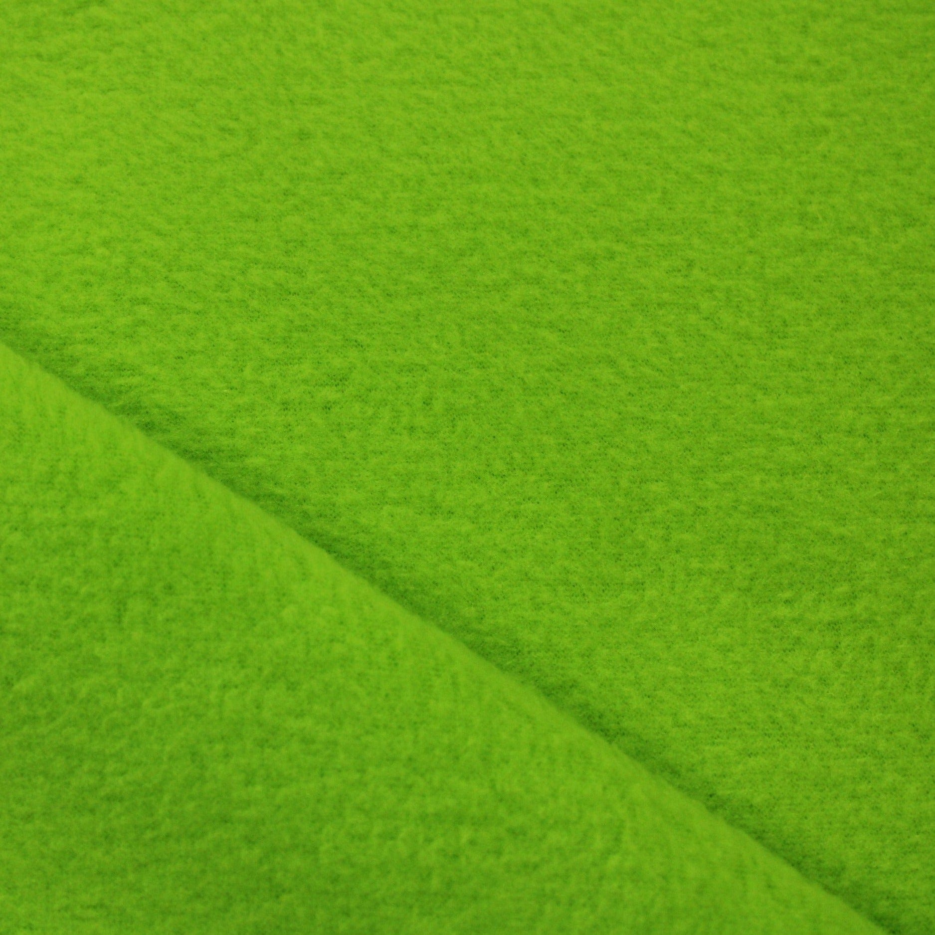 Fleece fabric Lime 150 cm Plain Polar Fleece 150CM Fabric (2061699481689)