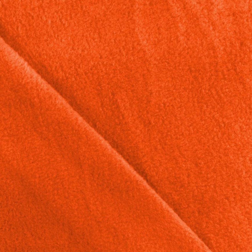 Fleece fabric Orange 150 cm Plain Polar Fleece 150CM Fabric (2061699481689)
