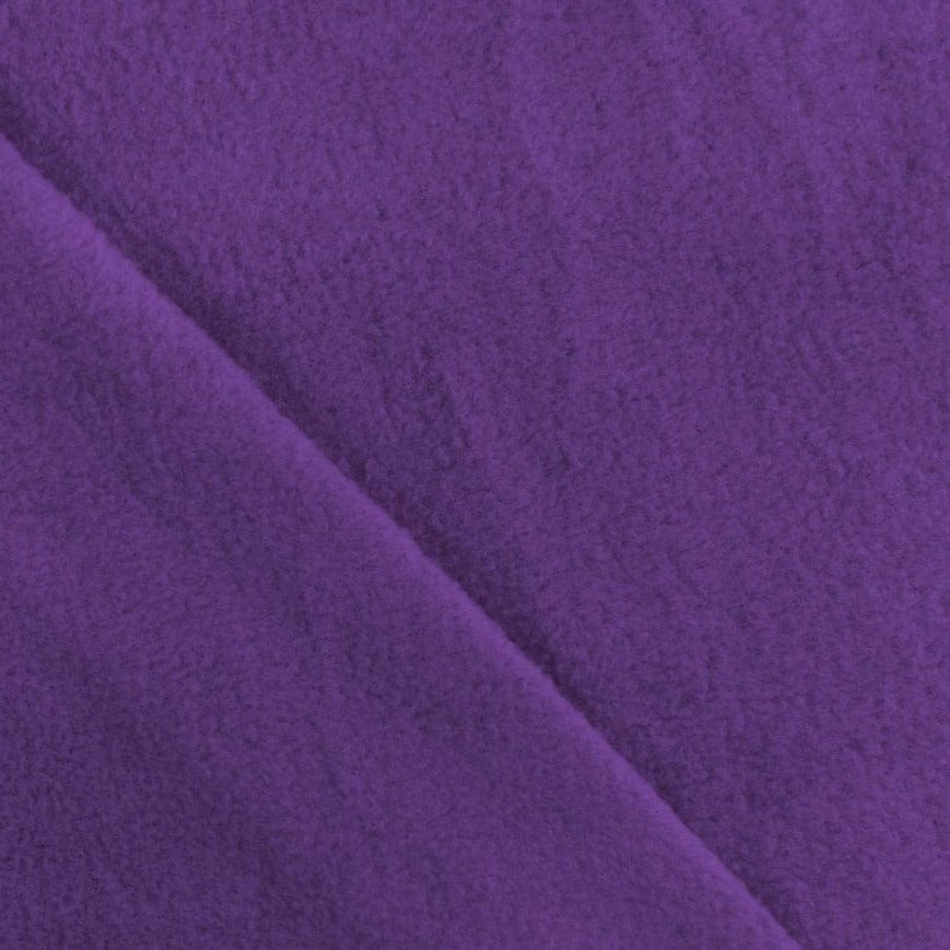 Fleece fabric Purple 150 cm Plain Polar Fleece 150CM Fabric (2061699481689)