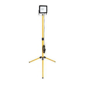 Flood Lights Furniture & Lights Portable LED Tripod Worklight - Black/Yellow (20W) (4671937871961)