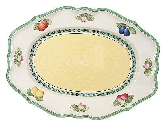 French Garden Platter French Garden Fleurence Oval Platter 44cm VB1022812910 (2061592264793)