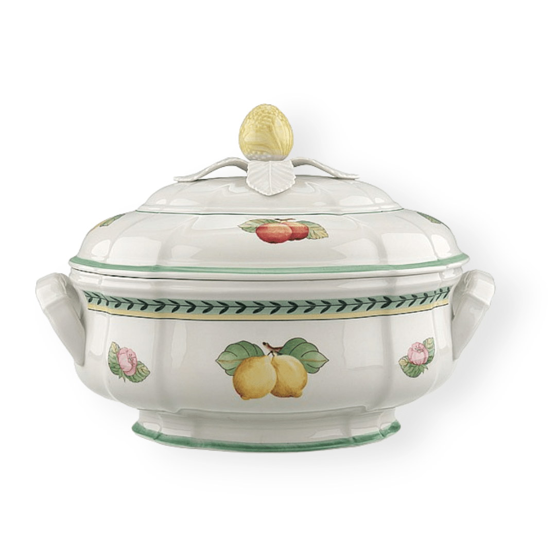 French Garden Platter French Garden Fleurence Oval Soup Tureen 2.5L VB1022812360 (7265567015001)