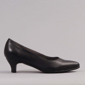 Froggies Court heel Froggie Ladies Shoes Black (7277305495641)