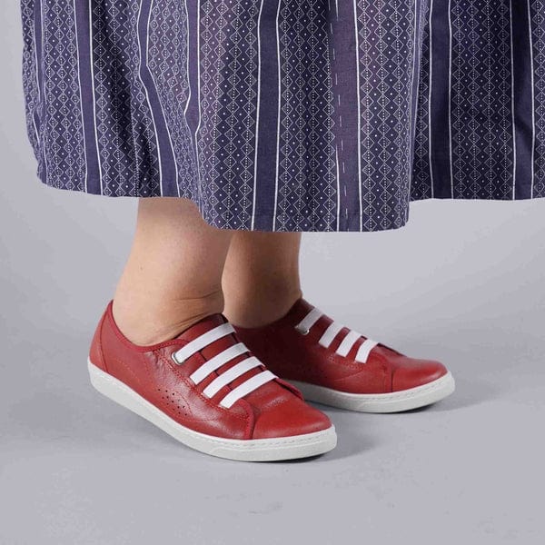 Froggies Shoes Froggie Ladies Shoes Red Multi (7277288915033)