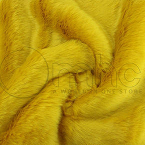 FUR Dress Forms Fur Fabric Mustard 150cm (7076056694873)