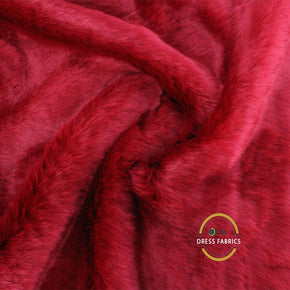FUR Dress Forms Fur Fabric Red 150cm (7063938924633)