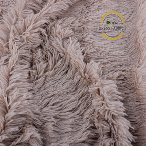 FUR Dresses Mustela Fur Fabric Dusty Pink 150cm (7024059449433)