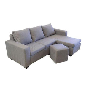 furniture Furniture Golf Estate Tweed Corner Suite + Ottoman (4755944079449)